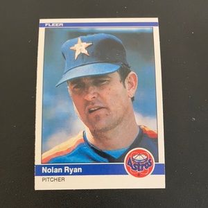 Nolan Ryan baseball card 1984 Fleer# 239